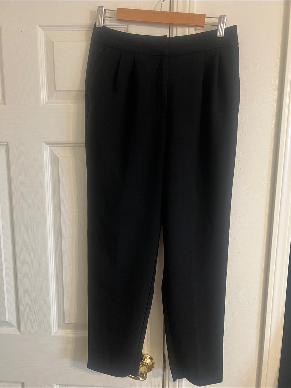 Express Black Cropped Dress Pants for Women
